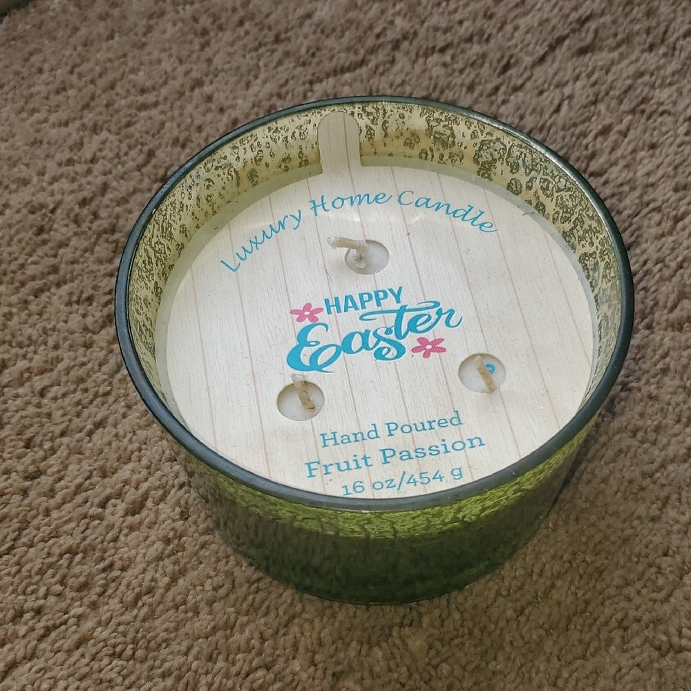 Green Candle - Happy Easter Edition
